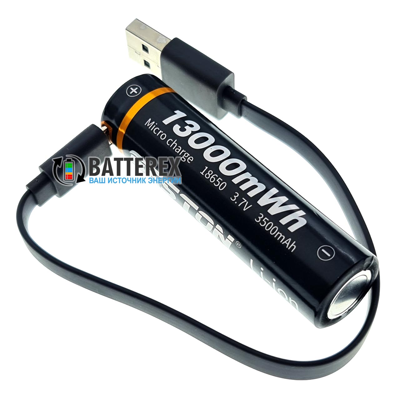 Аккумулятор 18650 с зарядкой от USB Beston 3500mah 3,7V Protected Аккумулятор 18650 с зарядкой от USB Beston 3500mah 3,7V Protected