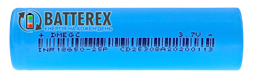 18650 DMEGC INR18650 25P 2500mAh 3.7V 35A высокотоковый