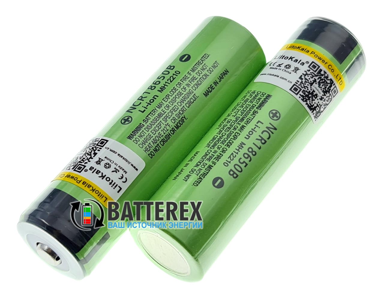 18650 Liitokala Lii-34B-JT 3400mah 3.7V Button Top с выпуклым контактом плюс