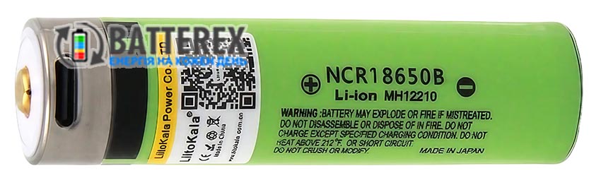 Акумулятор 18650 із захистом Liitokala Lii-34B-USB Type-C 3400 mah Protected