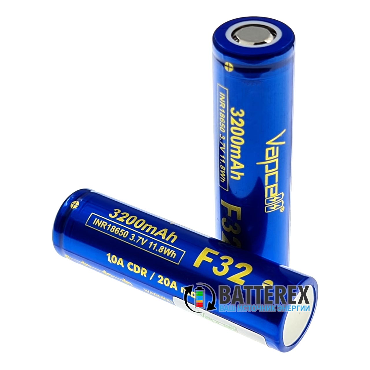купить 18650 Vapcell INR F32 3200mah 3.7V 10A высокотоковый купить 18650 Vapcell INR F32 3200mah 3.7V 10A высокотоковый