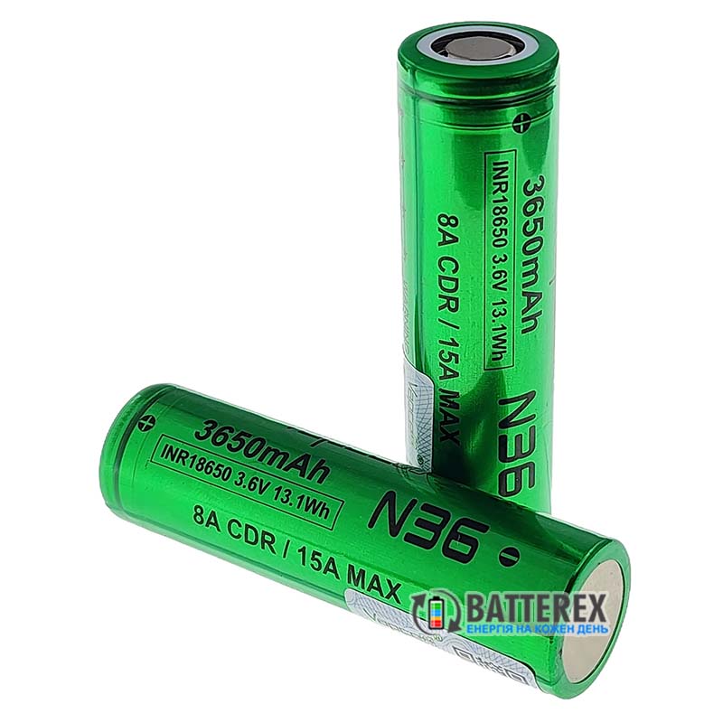 Аккумулятор 18650 Vapcell INR N36 3650