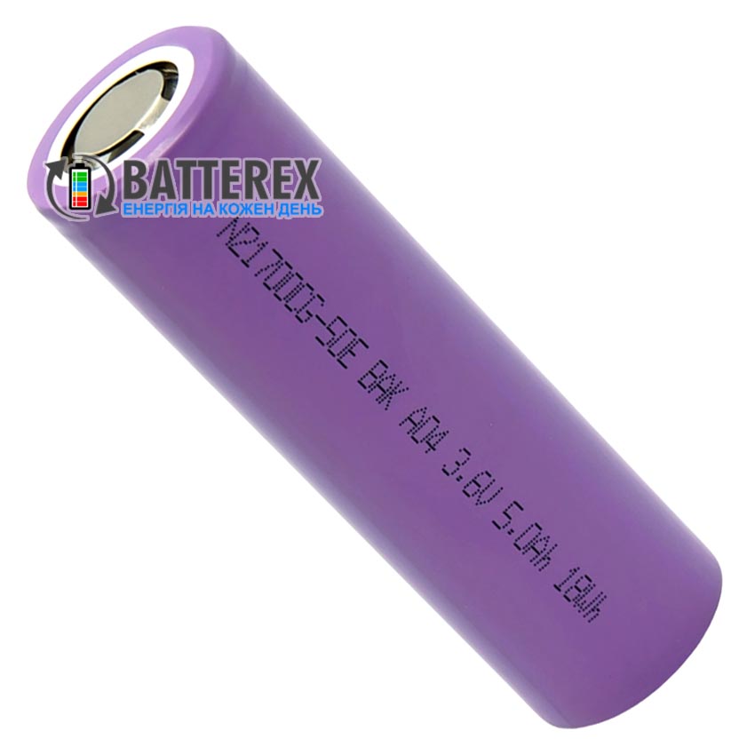 Акумулятор 21700 BAK N21700CG-50E 5000mAh 3.6V 15A висока ємність