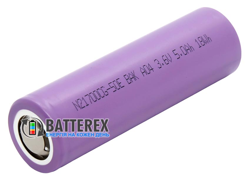 21700 BAK N21700CG-50E 5000mAh 3.6V 15A