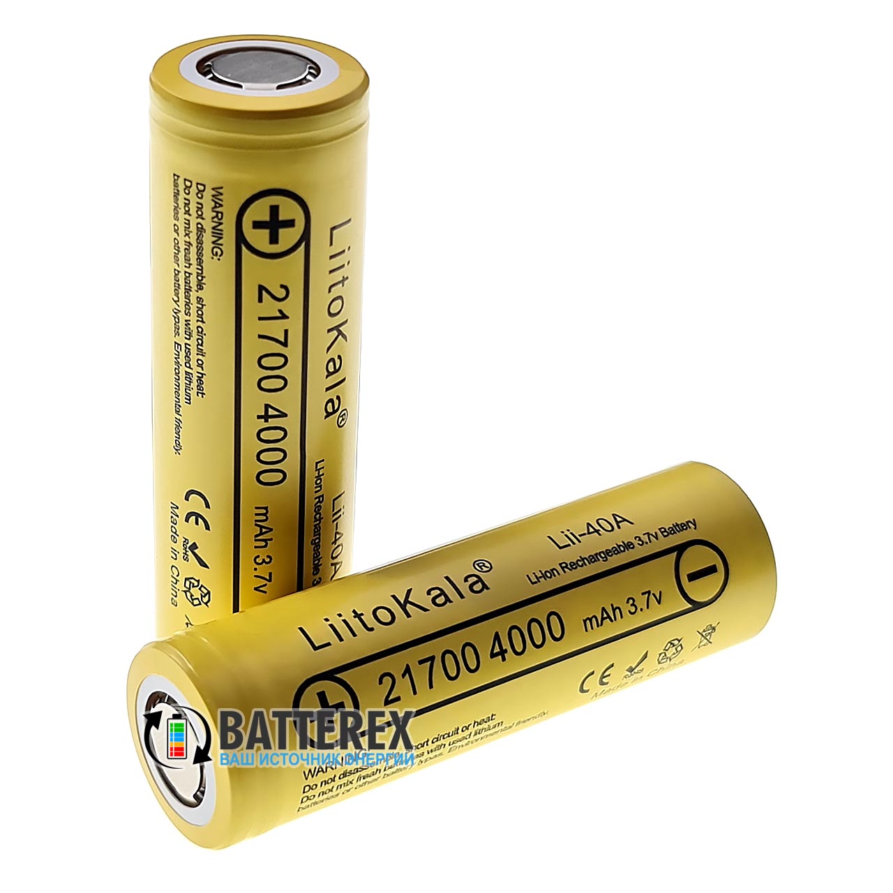 21700 Liitokala Lii-40A INR 4000mAh 3.7V 15A