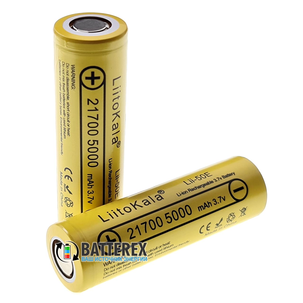 21700 Liitokala Lii-50E 5000mah 3.7V 10A