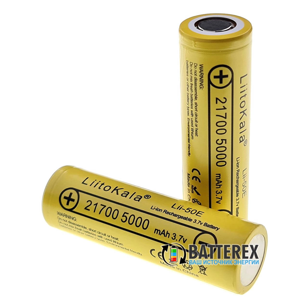 Купить аккумулятор 21700 Литокала Liitokala Lii 50E 5000mah