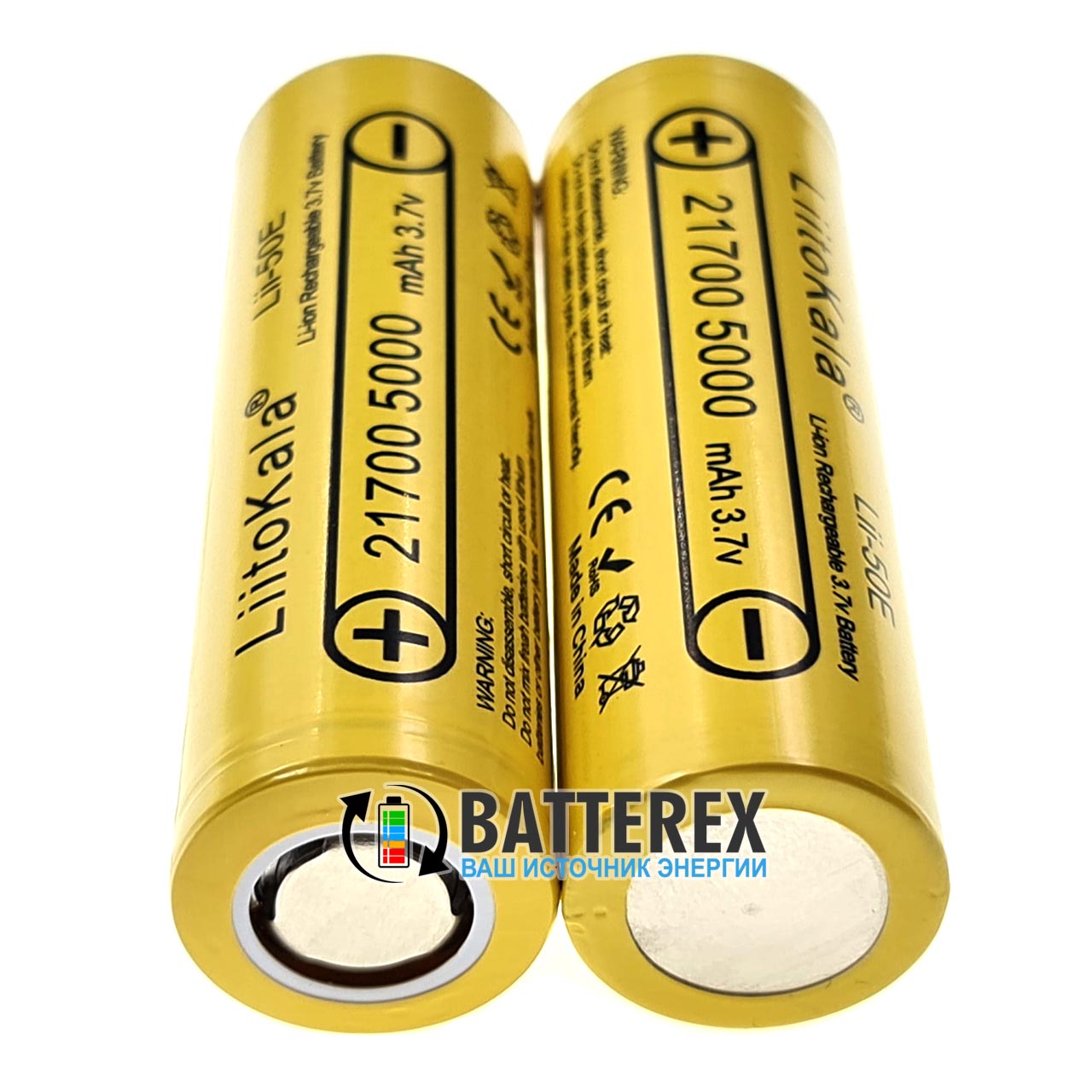 Аккумулятор 21700 Liitokala Lii-50E 5000mah