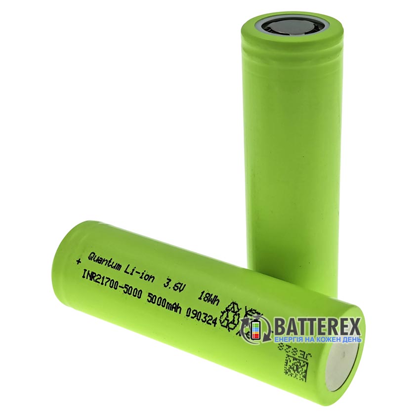 21700 Quantum INR21700FH 5000mah 3.6V 5C 25A