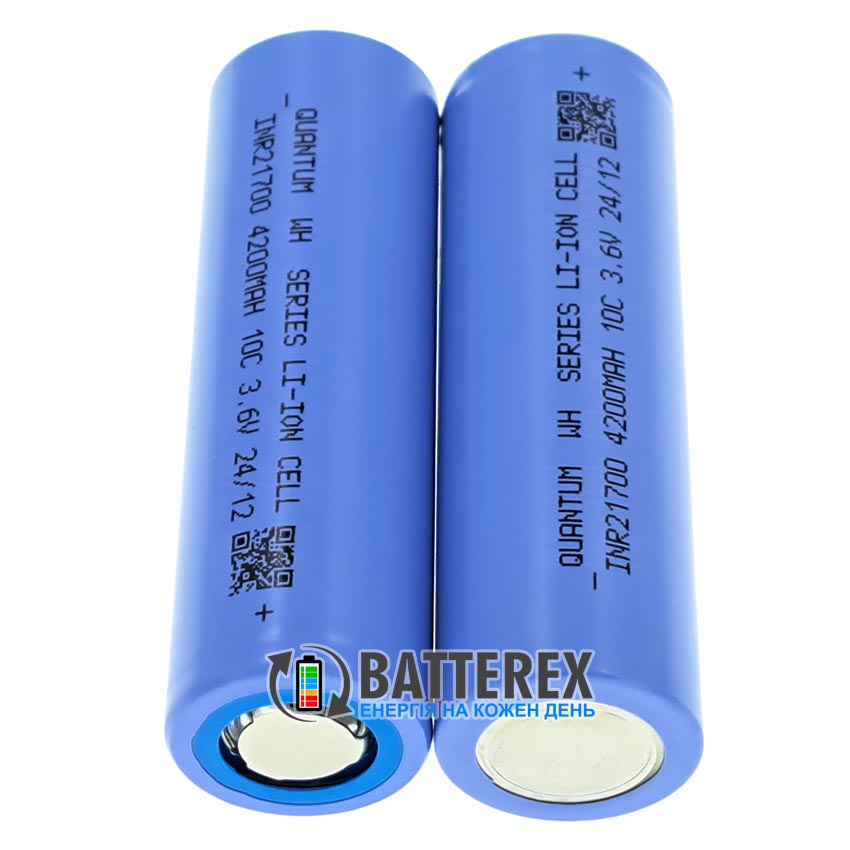 Акумулятори 21700 INR Quantum WH 4200mah 10C Акумулятори 21700 INR Quantum WH 4200mah 10C