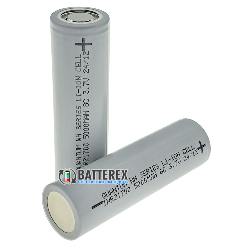 21700 Quantum INR21700 WH Series 5000mAh 3.6V 8C 40A