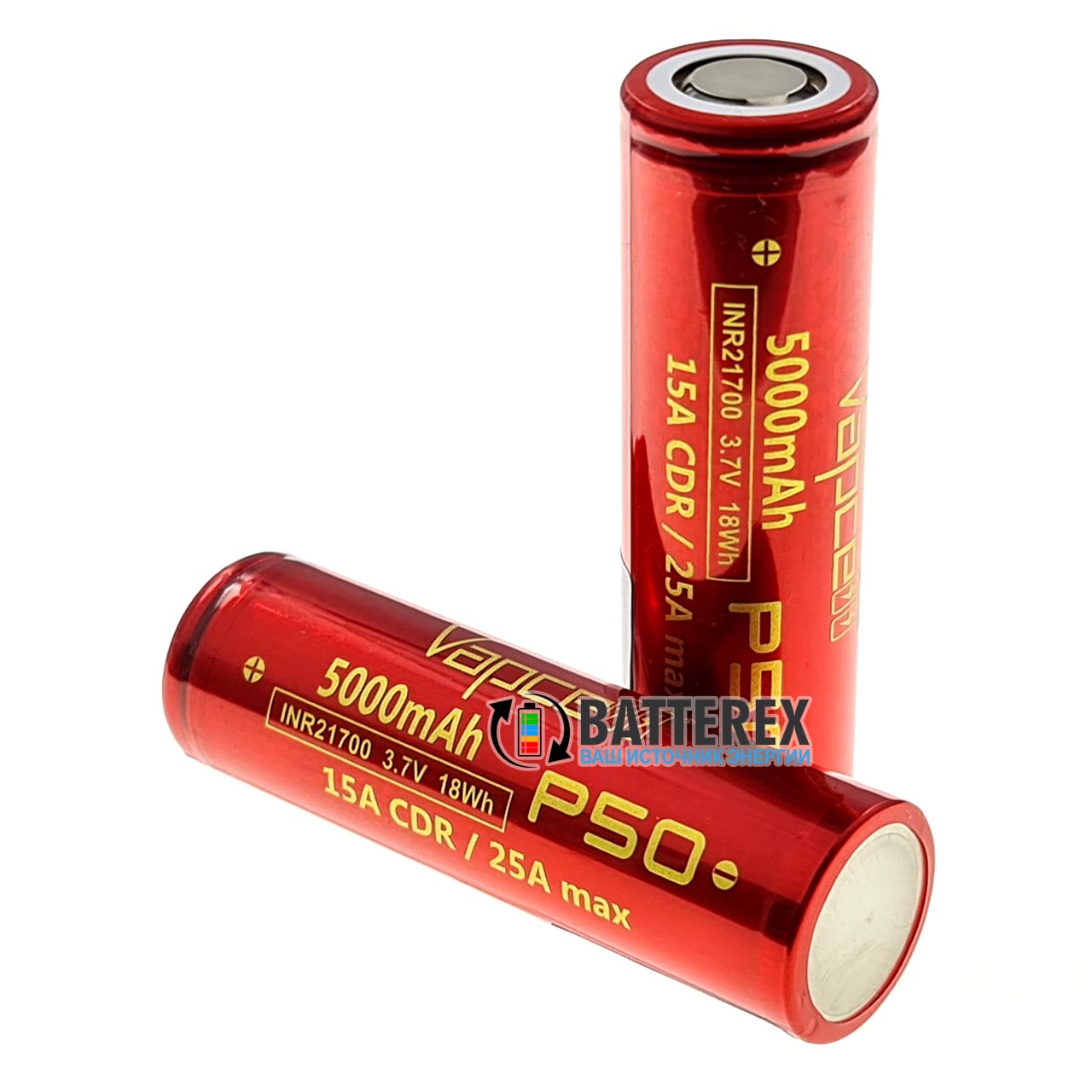 21700 Vapcell INR P50 5000mah 21700 Vapcell INR P50 5000mah