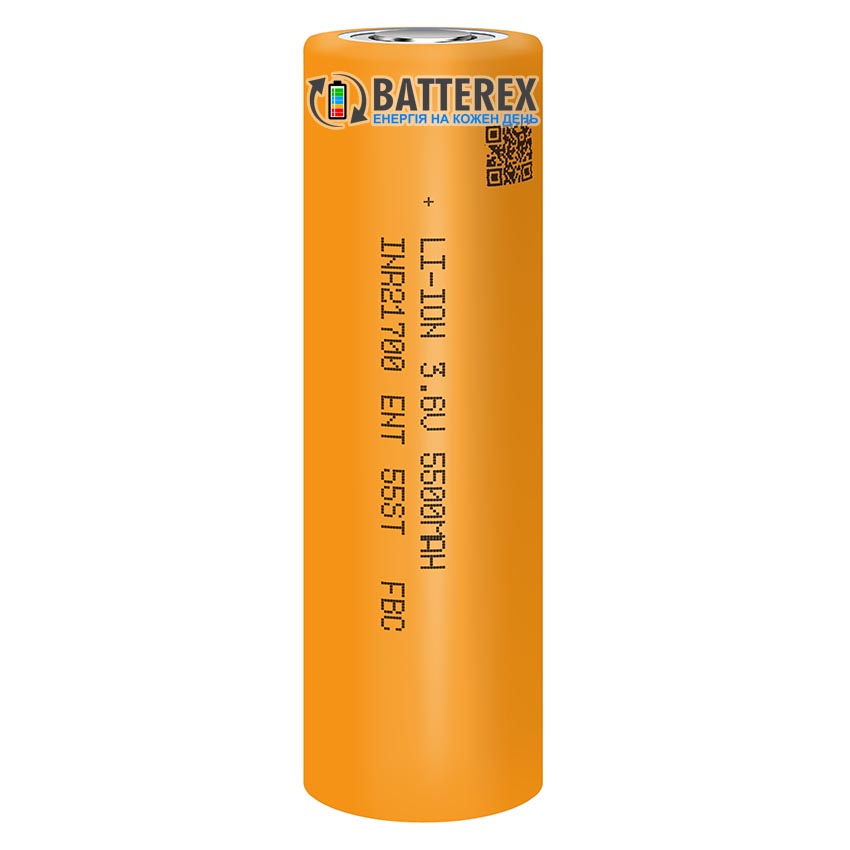 Акумулятор високотоковий 21700 ENT INR21700-55ST 5500mah 3.6V 50A