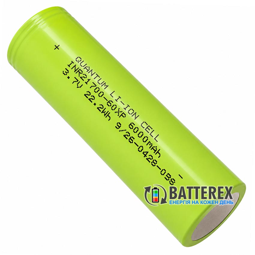 21700 Quantum INR21700 60XP 6000mah 3.6V 60A