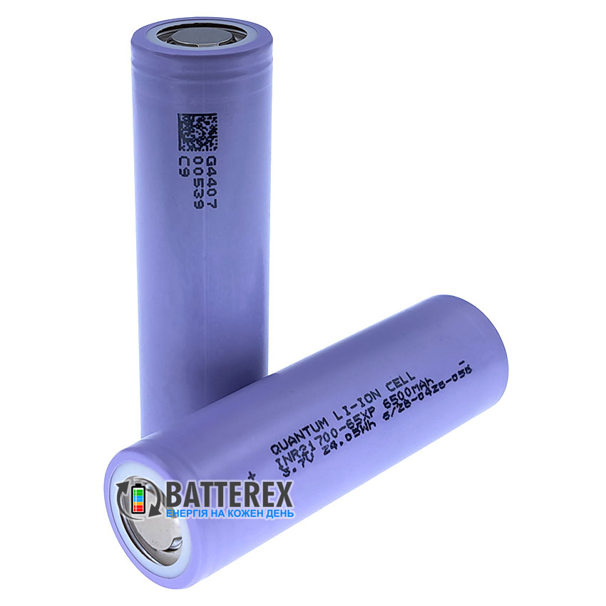 21700 Quantum INR21700-65XP 6500mah 3.7V 60A