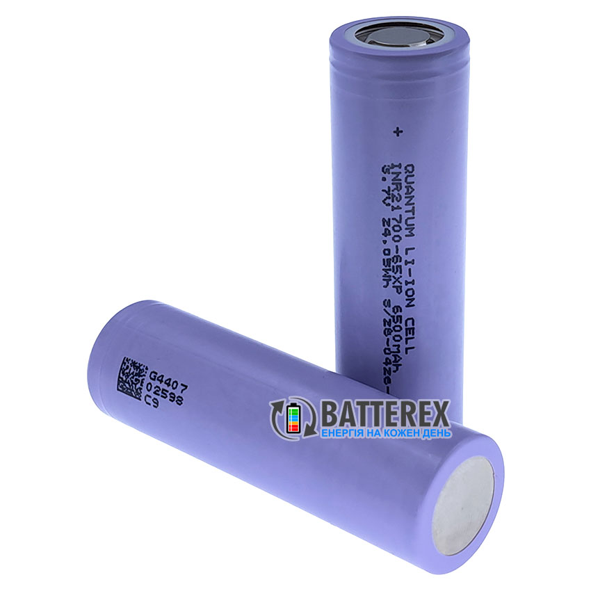 21700 Quantum INR21700-65XP 6500mah 3.7V 60A