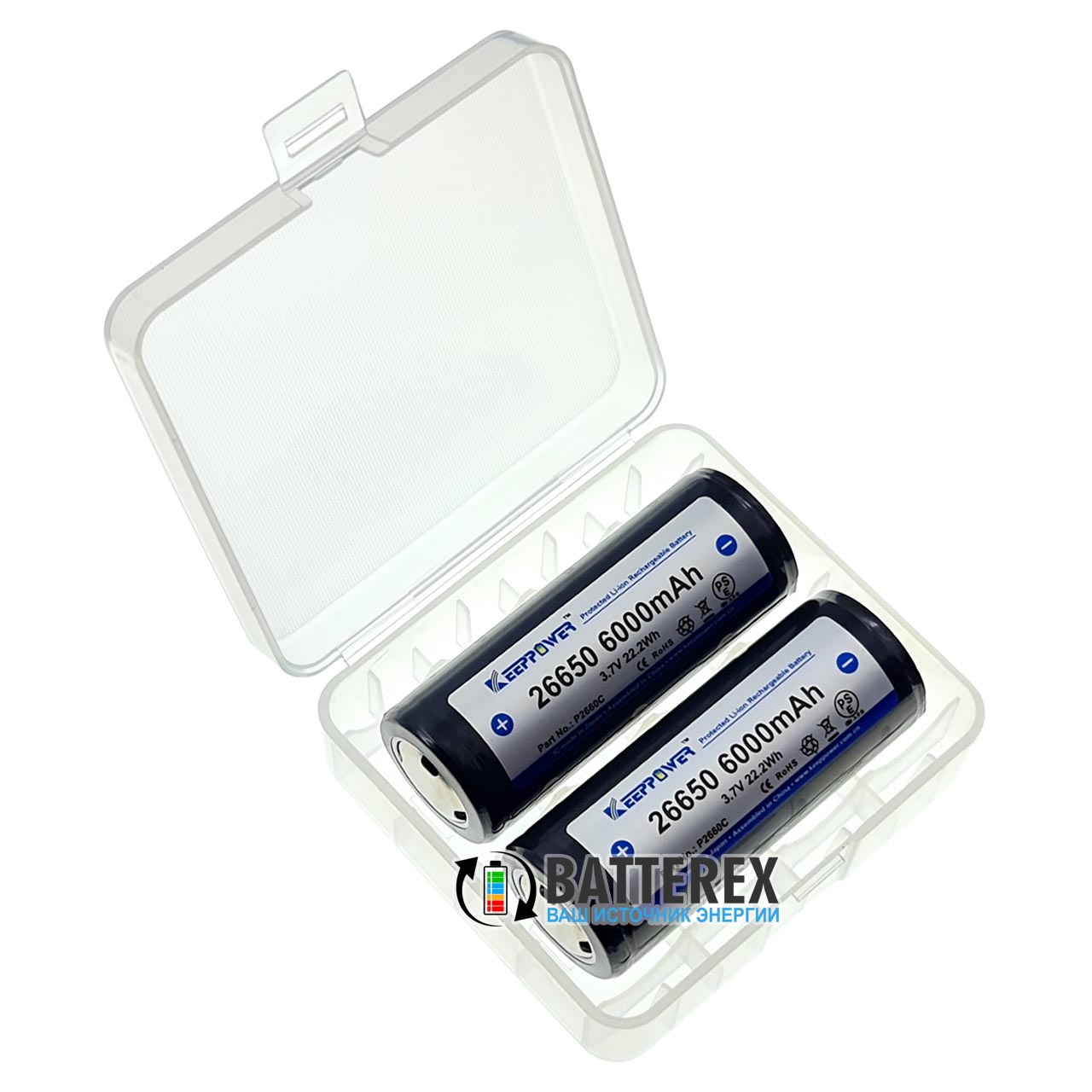 26650 Keeppower 5500mah 3,7V Protected с защитой