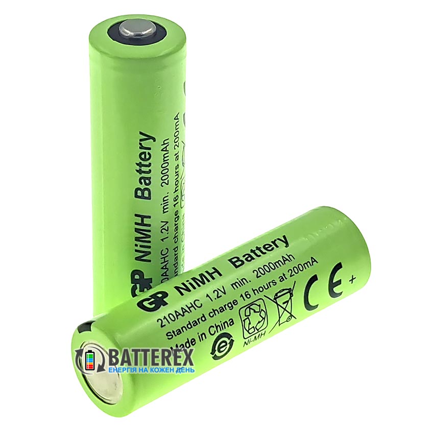 Аккумулятори AA NiMH GP 210AAHC-B 2000mah
