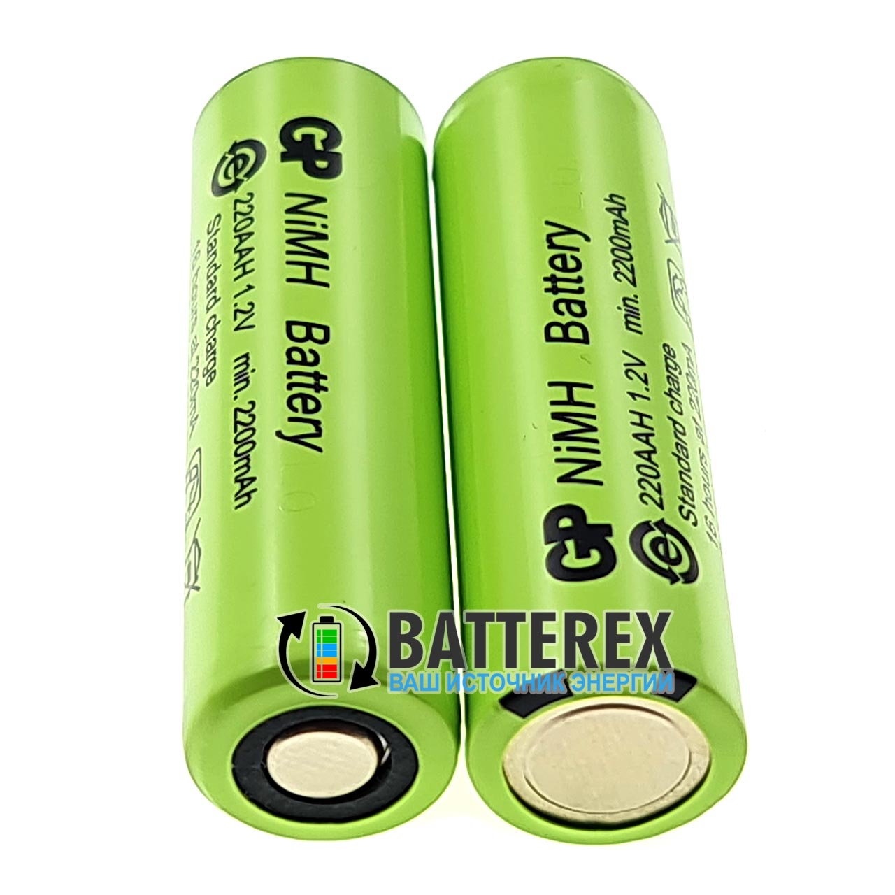 Промышленные аккумуляторы AA NiMH GP 220AAH 2200mah
