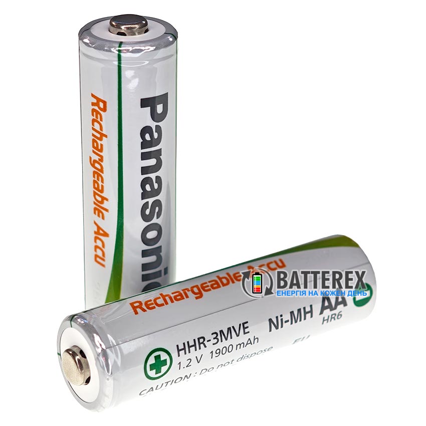 Акумулятор AA Panasonic 1900mah 1.2V HHR-3MVE NiMH поштучно від 1 шт Акумулятор AA Panasonic 1900mah 1.2V HHR-3MVE NiMH поштучно від 1 шт