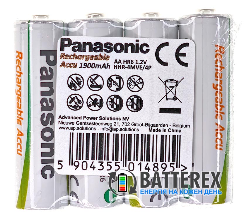 Аккумулятор AA Panasonic 1900mah Аккумулятор AA Panasonic 1900mah