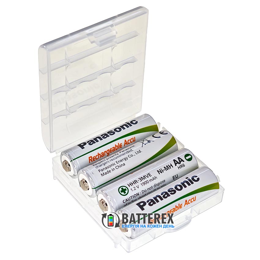 AA NiMH Panasonic 1900mah 1.2V HHR-3MVE комплект 4 шт. AA NiMH Panasonic 1900mah 1.2V HHR-3MVE комплект 4 шт.