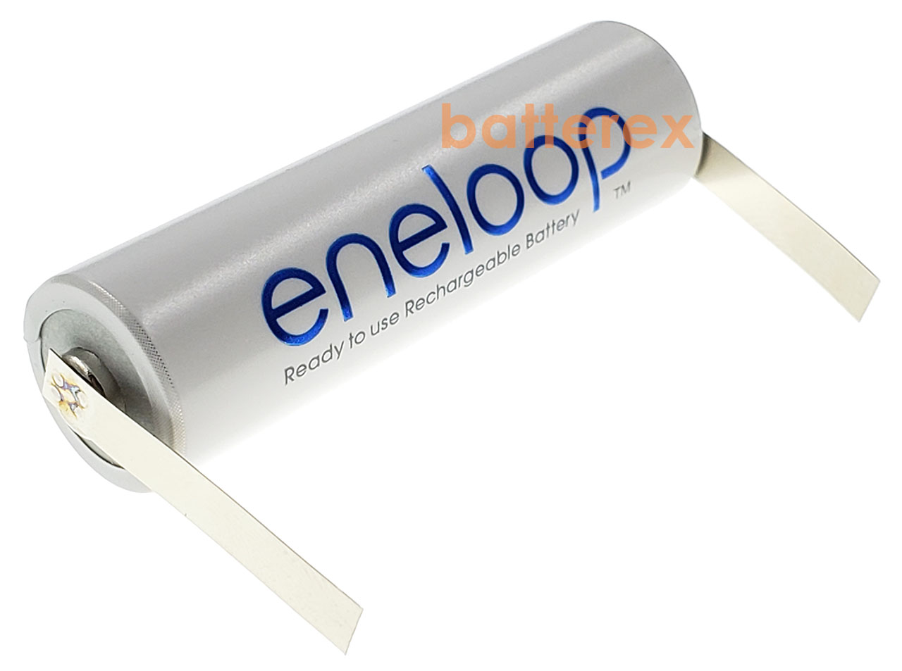 AA Panasonic Eneloop 2000 mah BK-3MCDE с выводами под пайку
