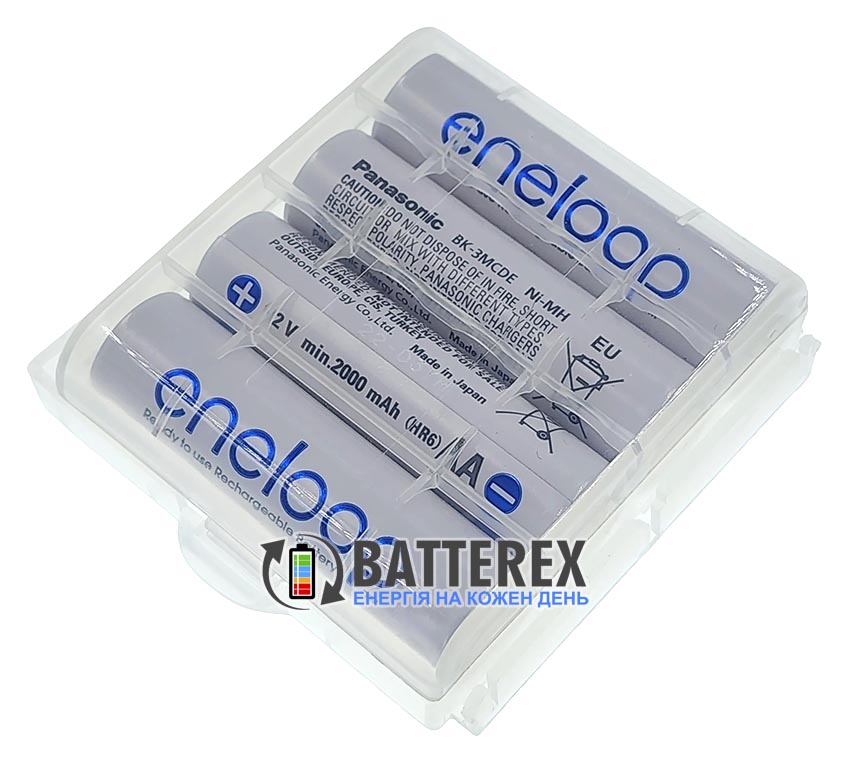 Акумулятори AA Panasonic Eneloop 2000 mah BK-3MCDE