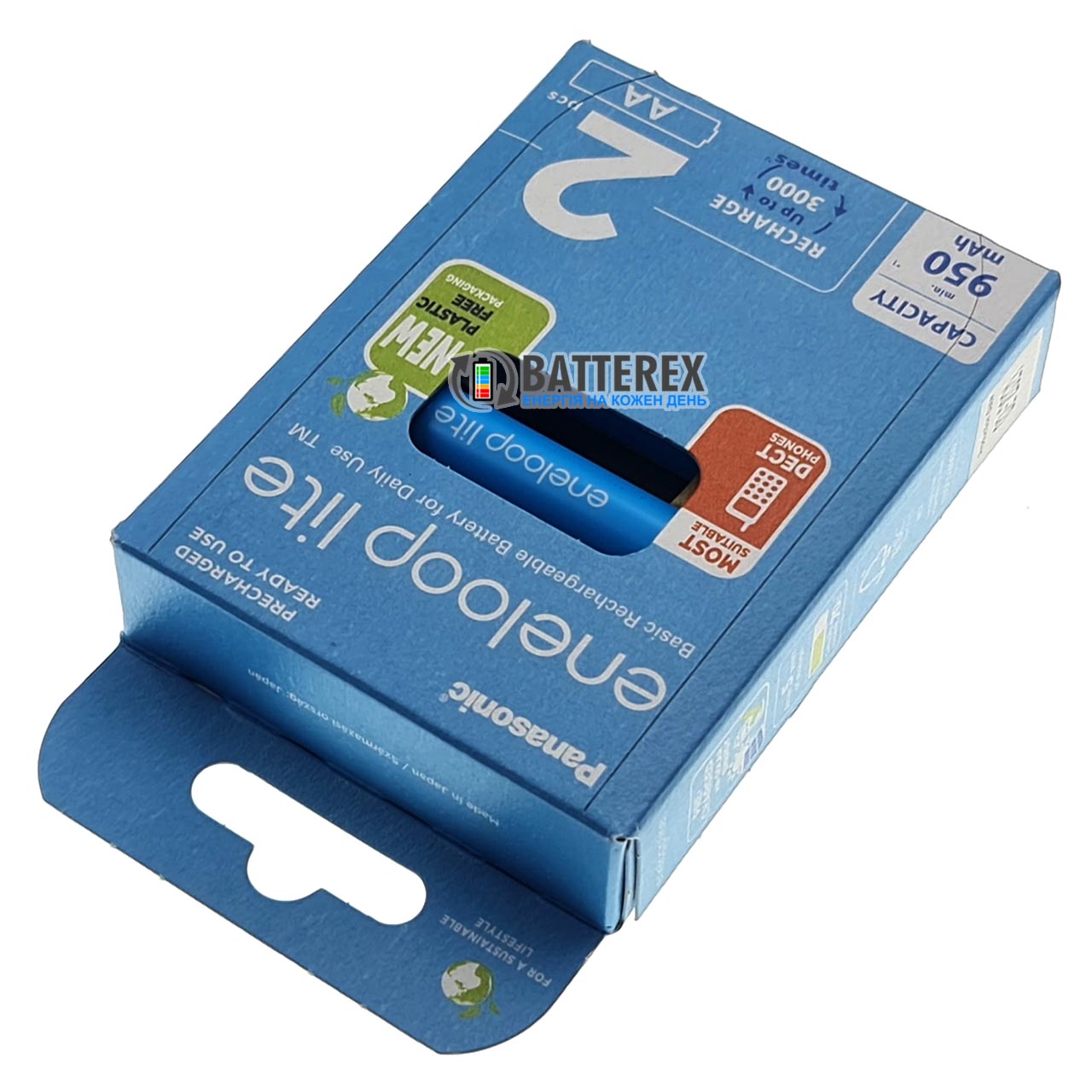 Аккумуляторы AA Panasonic Eneloop Lite 1000mah BK-3LCCE/2BE