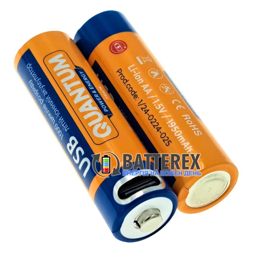 USB-аккумулятор AA Li-ion Quantum 1.5V