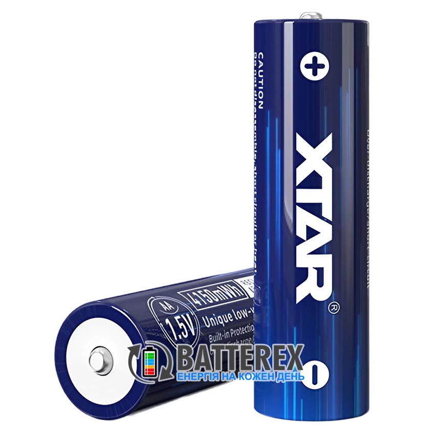 Акумулятори AA Li-ion XTAR 4150mWh 1.5V