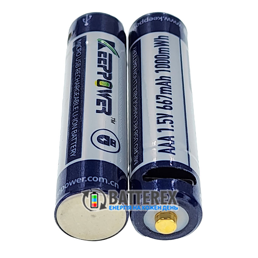 AAA Li-ion Keeppower 1.5V 667mah 1000mWh