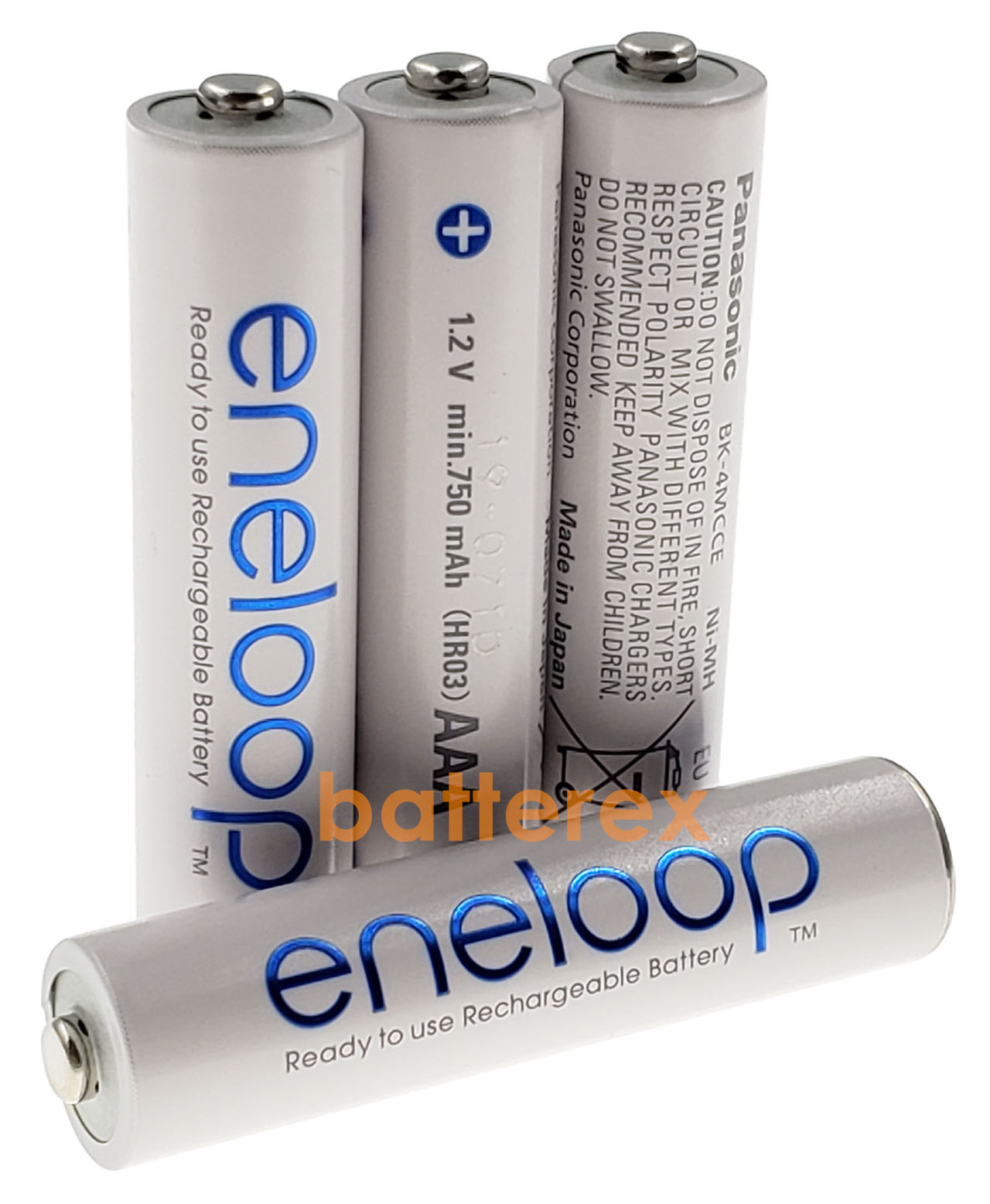 AAA Panasonic Eneloop 800 mah BK-4MCDE