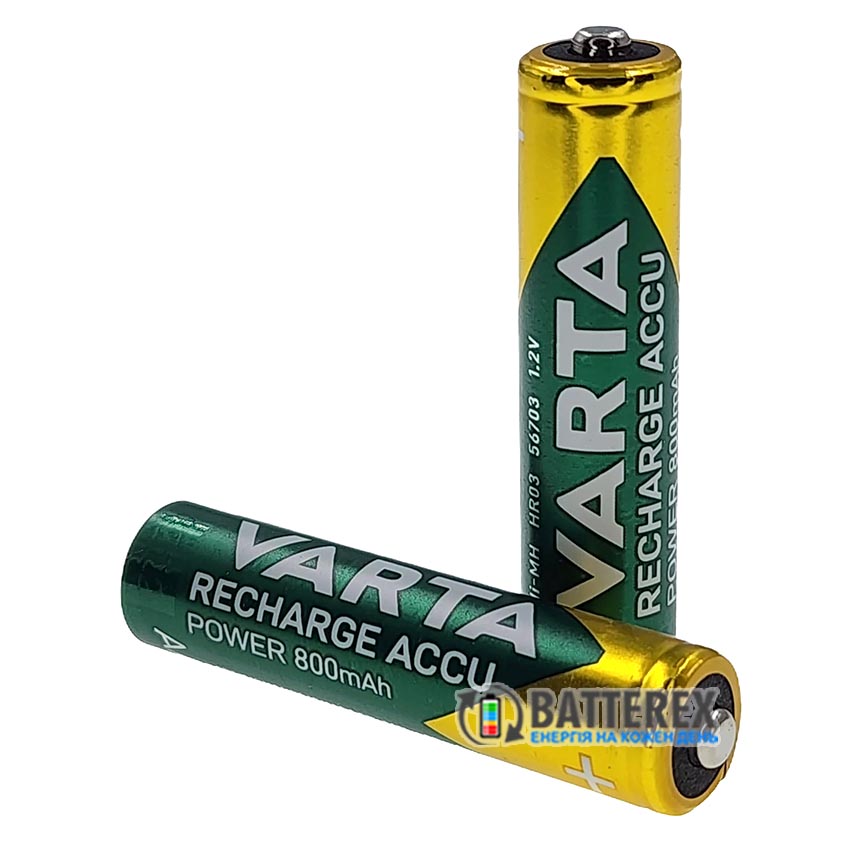 Аккумуляторы AAA NiMH 1.2V Varta 800 mah поштучно от 1 шт. Аккумуляторы AAA NiMH 1.2V Varta 800 mah поштучно от 1 шт.