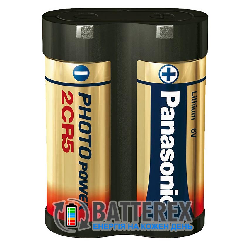Батарейка литиевая 2CR5 Panasonic Photo Lithium 6V