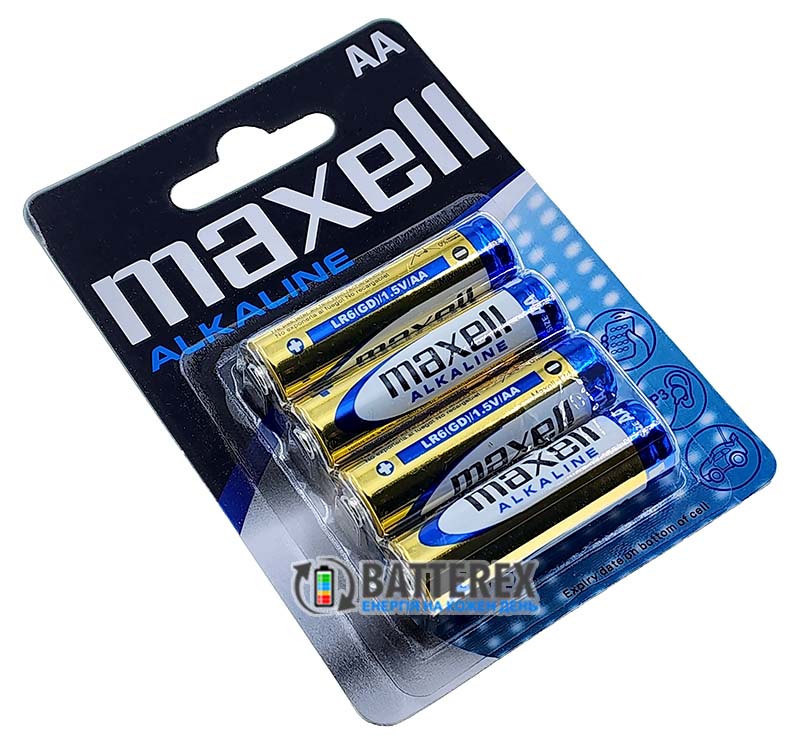 АА Maxell Alkaline 1.5V LR6