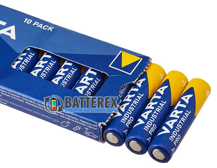 AAA Varta Alkaline Varta Industrial Pro 4003 LR6 1.5V упаковка 10 шт