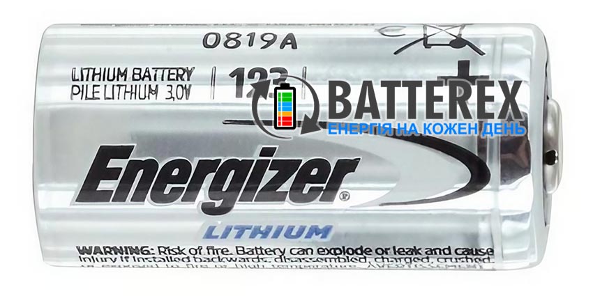 CR123A Energizer Lithium 3V