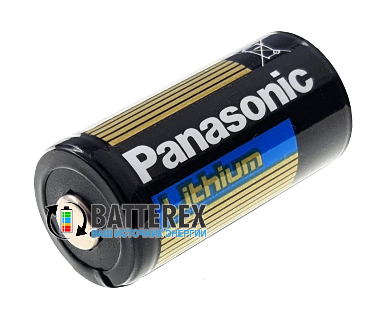 Батарейка CR123A Panasonic Lithium 3V Батарейка CR123A Panasonic Lithium 3V