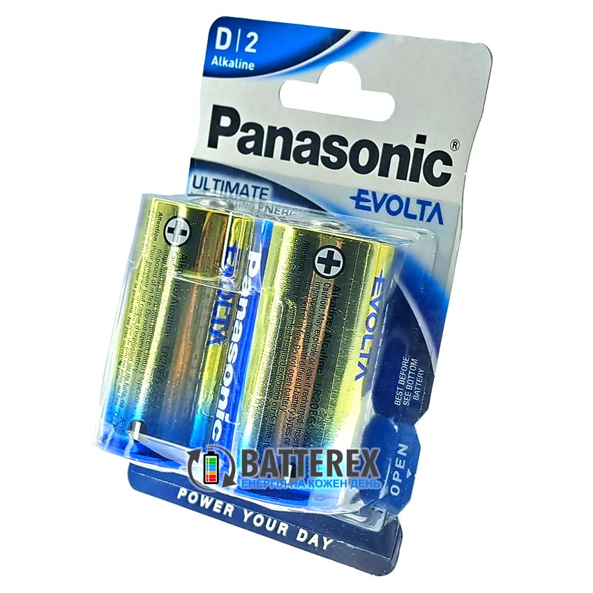 D LR20 Panasonic Evolta Alkaline