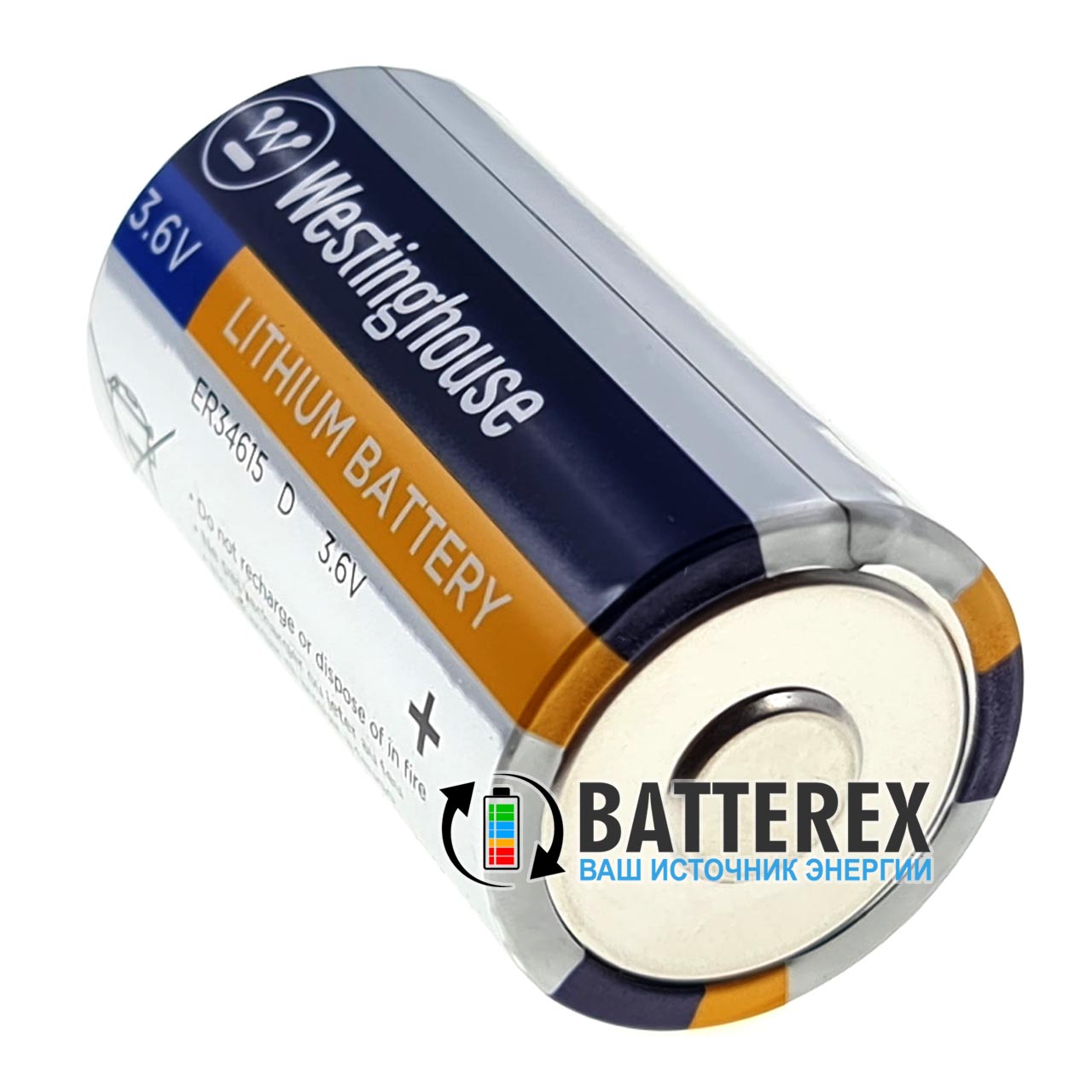 Батарейка литиевая D 34615 Westinghouse 3.6V для счётчика газа