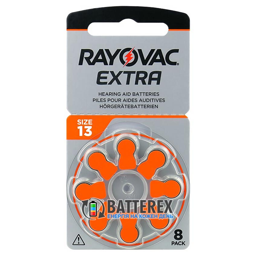 слухові батарейки Rayovac Extra 13 PR48 слухові батарейки Rayovac Extra 13 PR48