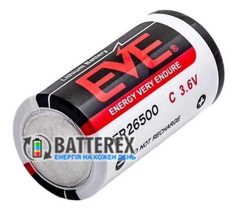 ER26500 C EVE 3.6V LiSOCl2 STD
