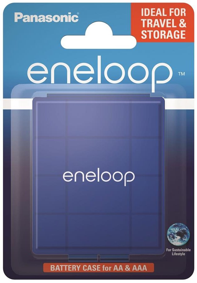 Фирменный бокс для аккумуляторов и батареек Panasonic Eneloop