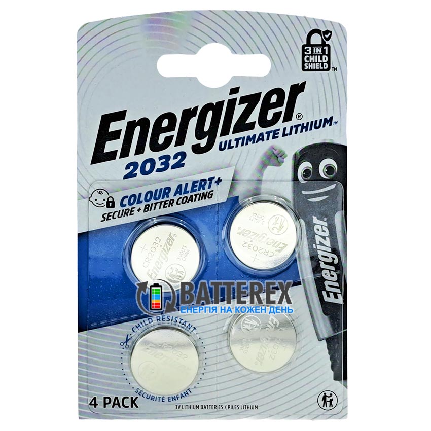 Батарейка CR2032 Energizer Ultimate Lithium 3V