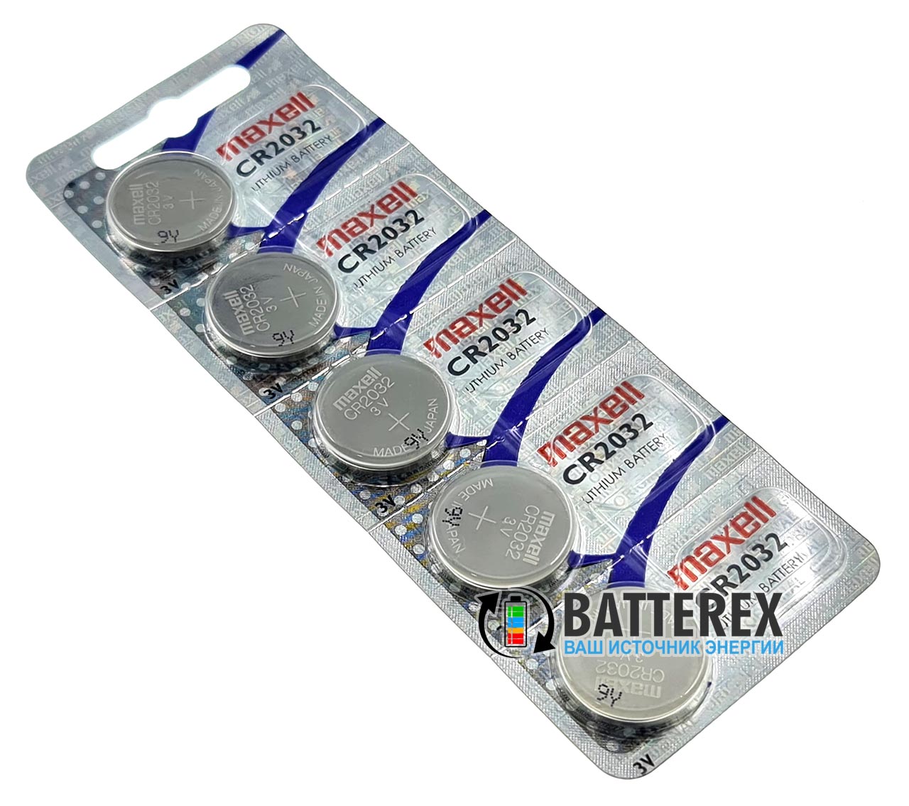 Батарейка CR2032 Maxell Lithium 3V
