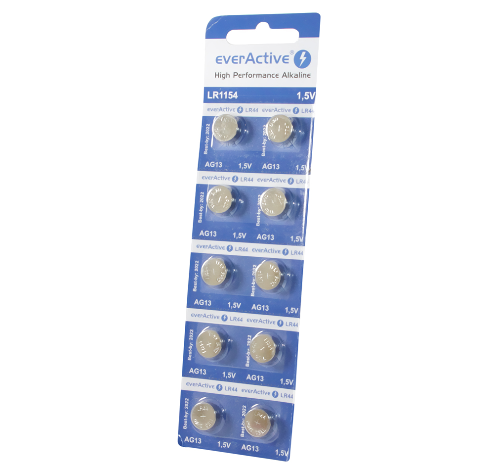  Батарейка LR54 AG10 LR1130 Everactive Alkaline 1.5V
