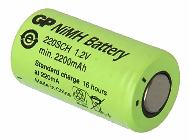 SC GP 2200mah 220SCH NiMH Flat Top технический аккумулятор