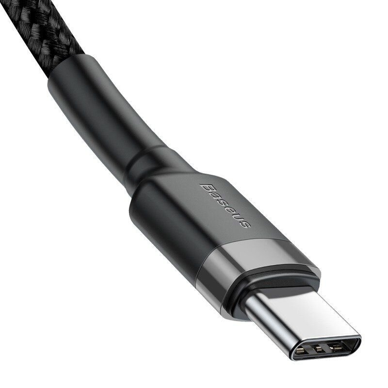 Кабель USB Baseus Type-C to Type-C 60W 5-20V 3A 2 метри CATKLF-HG1