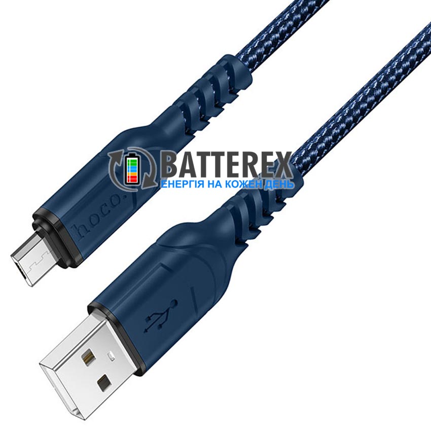 Кабель HOCO X59 USB AM - microUSB 2.4A, довжина 1 м